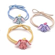 象さん　ヘアゴム Amazon | かわいい ゾウさん 象 ヘアゴム 髪飾り ゴムどめ ヘア